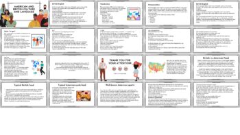 AMERICAN AND BRITISH CULTURE AND LANGUAGE