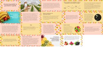 Mevalarning tuzilishi va guruhlarini o’rganish