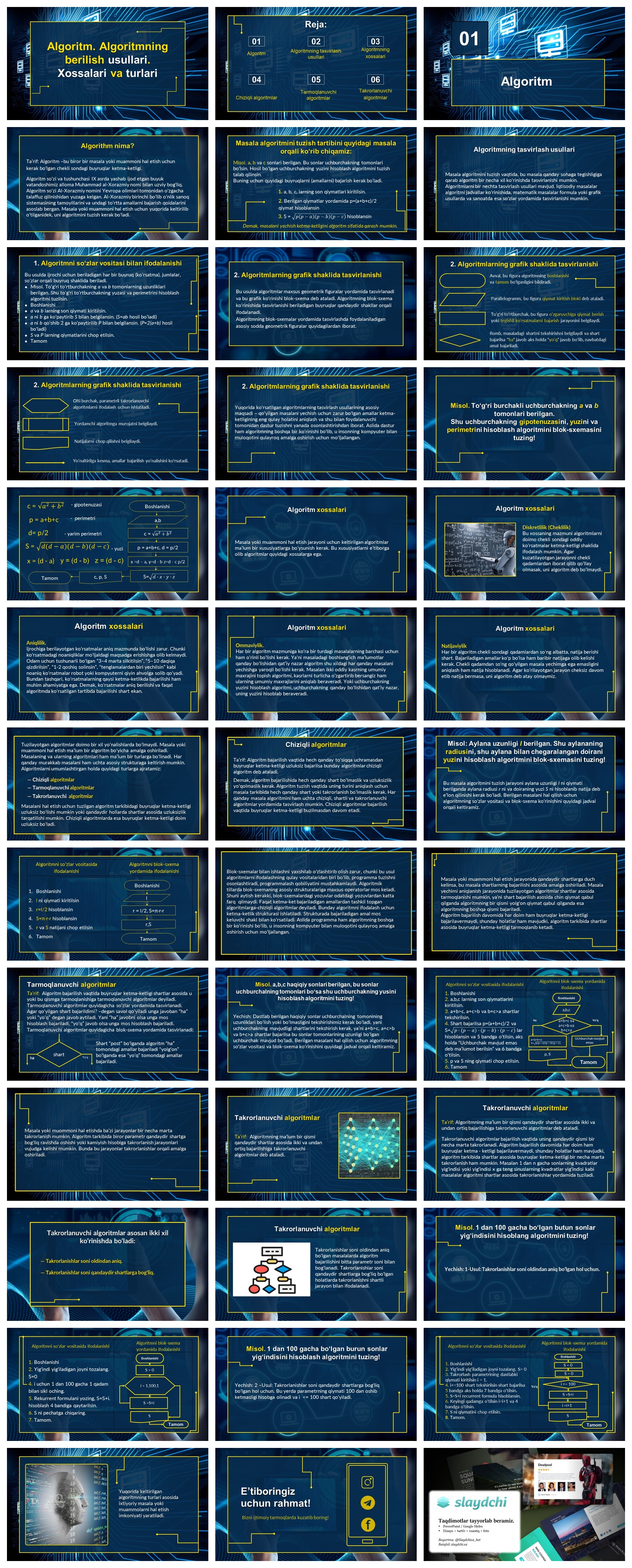 Algoritm.-Algoritmning-berilish-usullari.-Xossalari-va-turlari