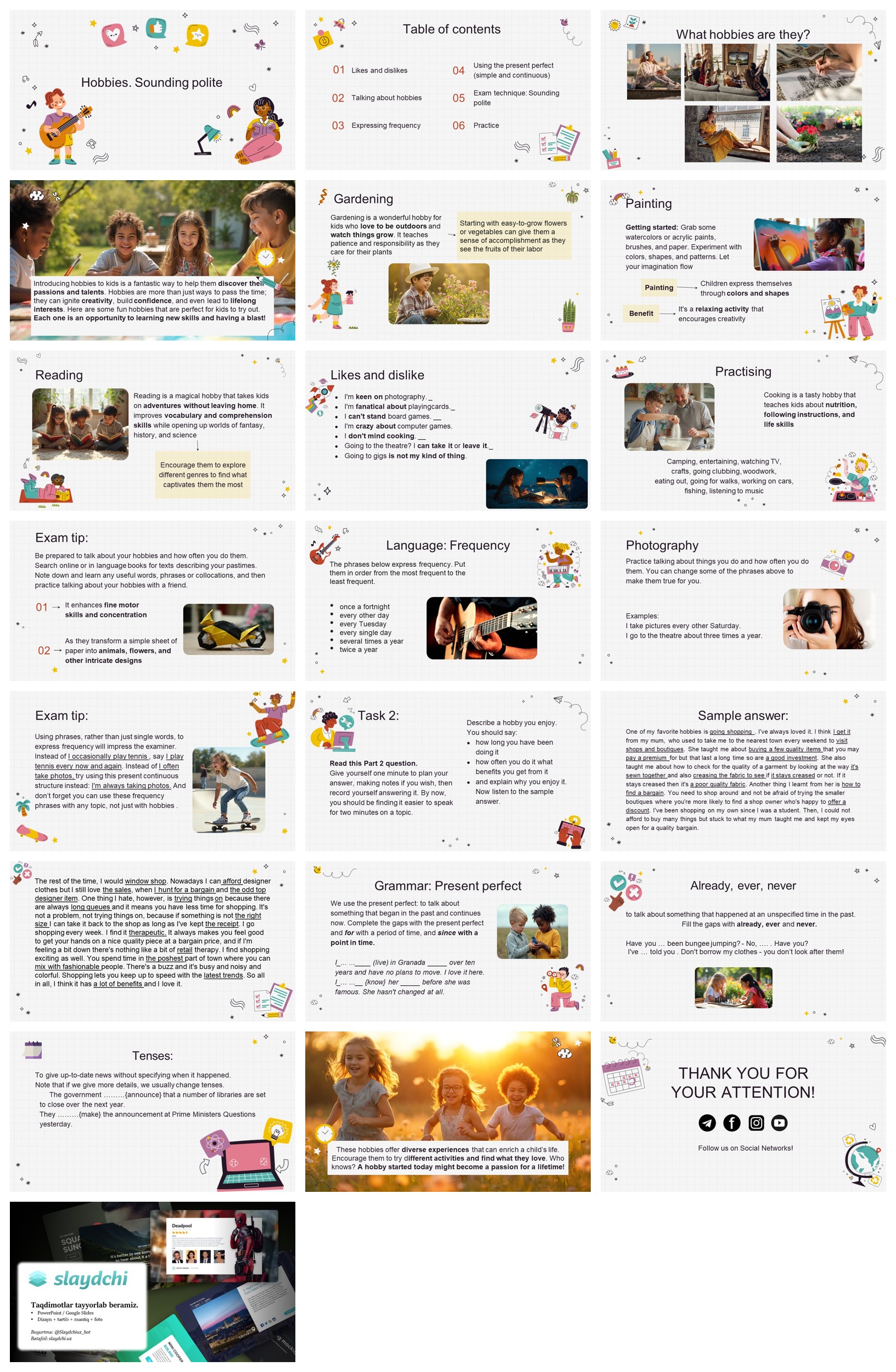 Hobbies.-Sounding-polite