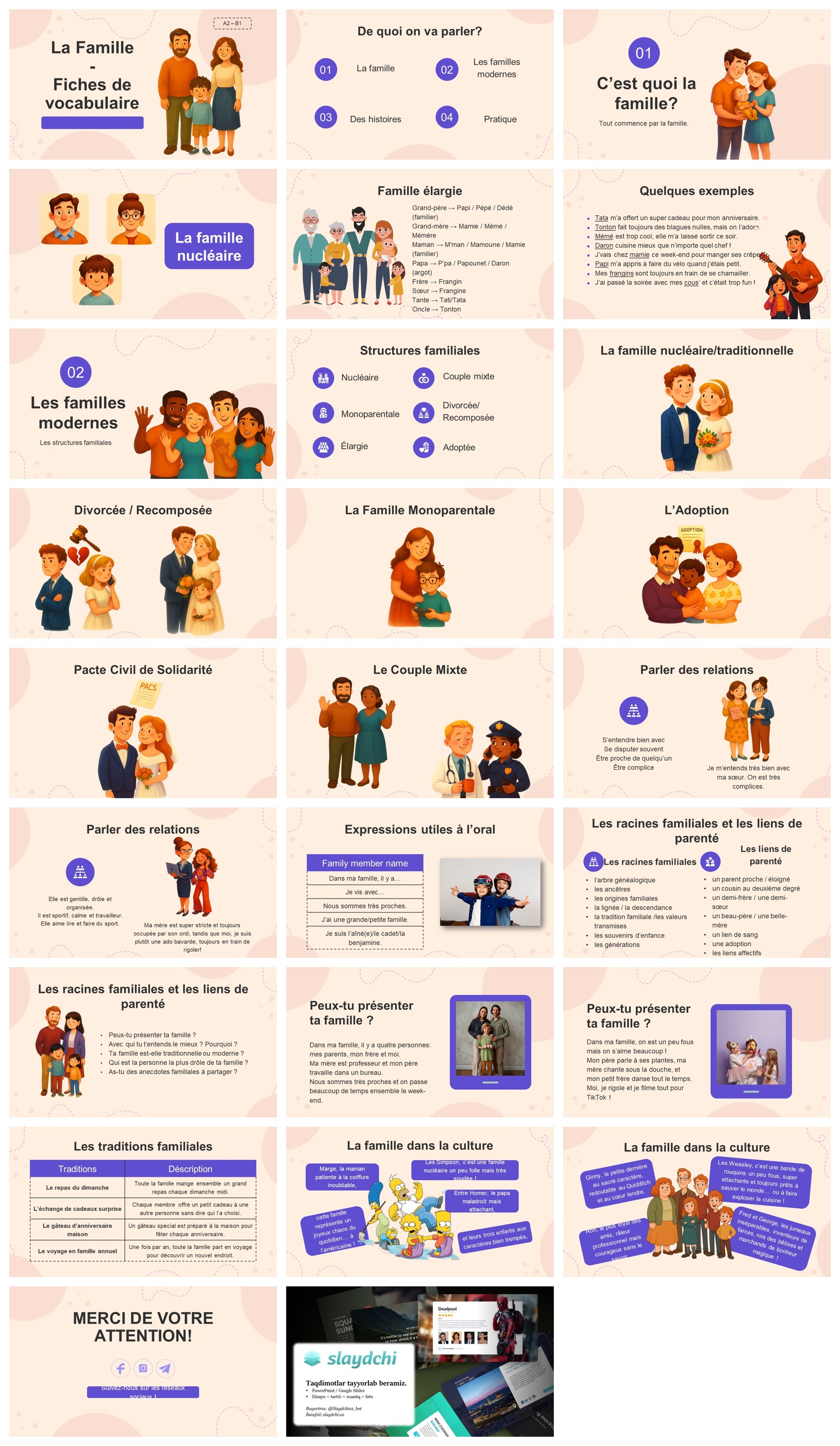 La-Famille---Fiches-de-vocabulaire