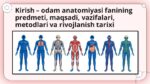KIRISH – ODAM ANATOMIYASI FANINING PREDMETI, MAQSADI, VAZIFALARI, METODLARI VA RIVOJLANISH TARIXI_001
