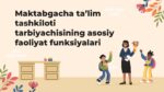 MAKTABGACHA TA’LIM TASHKILOTI TARBIYACHISINING ASOSIY FAOLIYAT FUNKSIYALARI_001