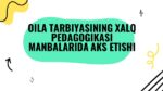 OILA TARBIYASINING XALQ PEDAGOGIKASI MANBALARIDA AKS ETISHI_001