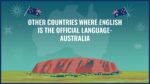 OTHER COUNTRIES WHERE ENGLISH IS THE OFFICIAL LANGUAGE AUSTRALIA_001