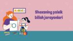 SHAXSNING PSIXIK BILISH JARAYONLARI_001