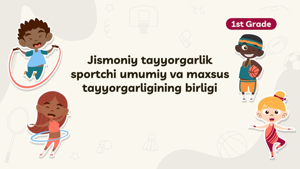 Jismoniy tayyorgarlik sportchi umumiy va maxsus tayyorgarligining_aks