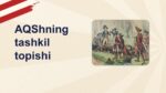 AQShning tashkil topishi