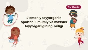 Jismoniy tayyorgarlik sportchi umumiy va maxsus tayyorgarligining birligi