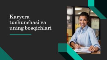 Karyera tushunchasi va uning bosqichlari