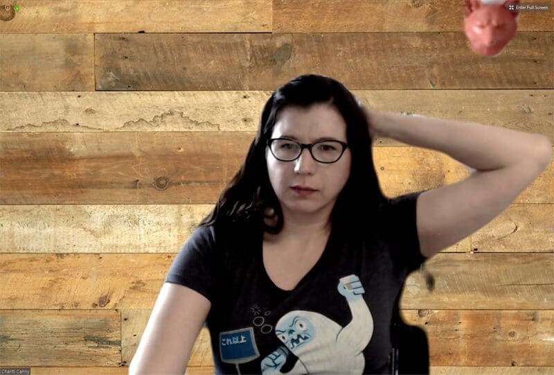 Virtual fon, fonda tulki paydo bo'ladi.