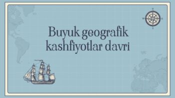 Buyuk geografik kashfiyotlar davri