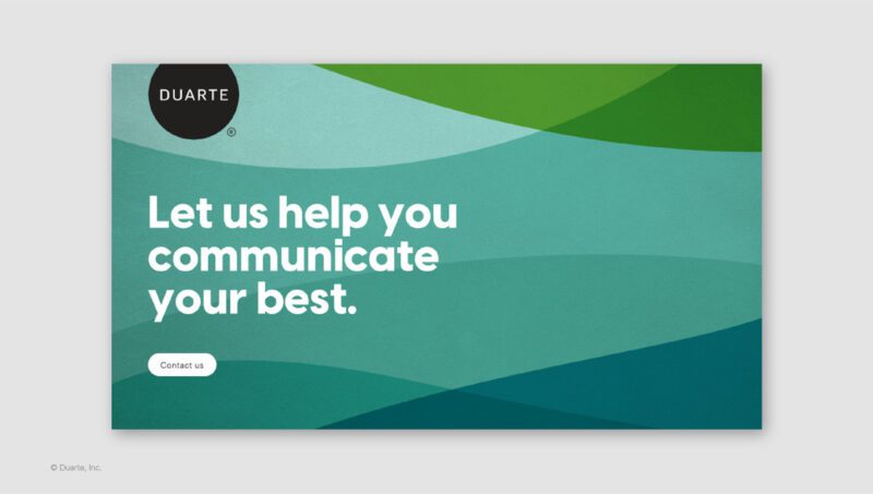 Harakatga chaqiruv bayonoti slayd namunasi