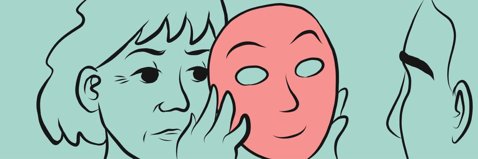 Yuzlaridan niqobni olib tashlagan odamga samimiy yuz ifodalari kerak