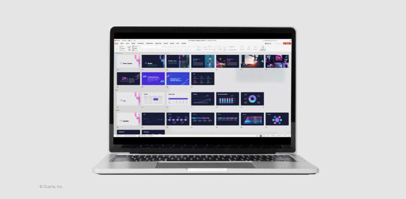Taqdimot shablonlar tizimi misol