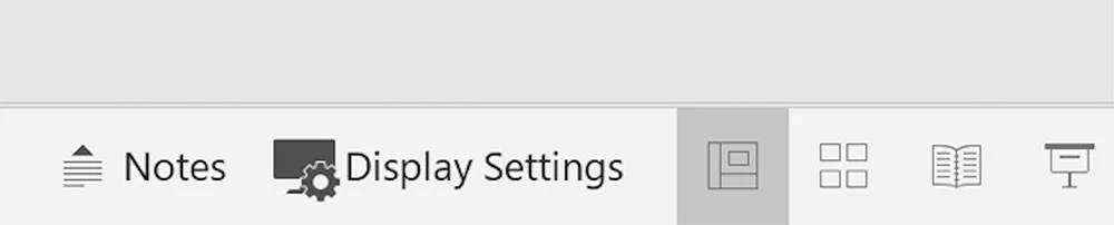 PowerPoint navigatsiya paneli