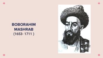 Boborahim Mashrab hayoti va ijodi mavzusidagi PPTX taqdimot muqovasi