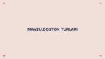 DOSTON TURLARI