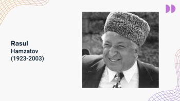 Rasul Hamzatov hayoti va ijodi mavzusidagi PPTX taqdimot muqovasi