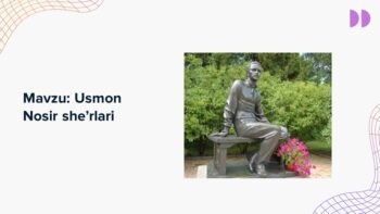 Usmon Nosir she'rlari