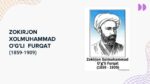 Zokirjon Xolmuhammad o'g'li Furqat hayoti va ijodi