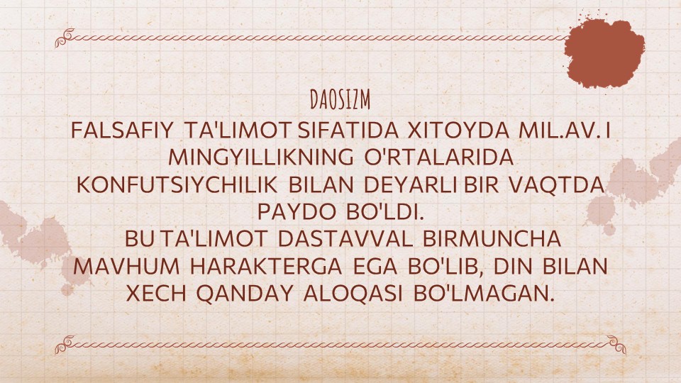Daosizm_main Daosizm