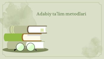 Adabiy ta'lim metodlari