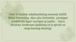 Chet el bolalar adabiyoti tahlili Perro, Grimm, Andersen