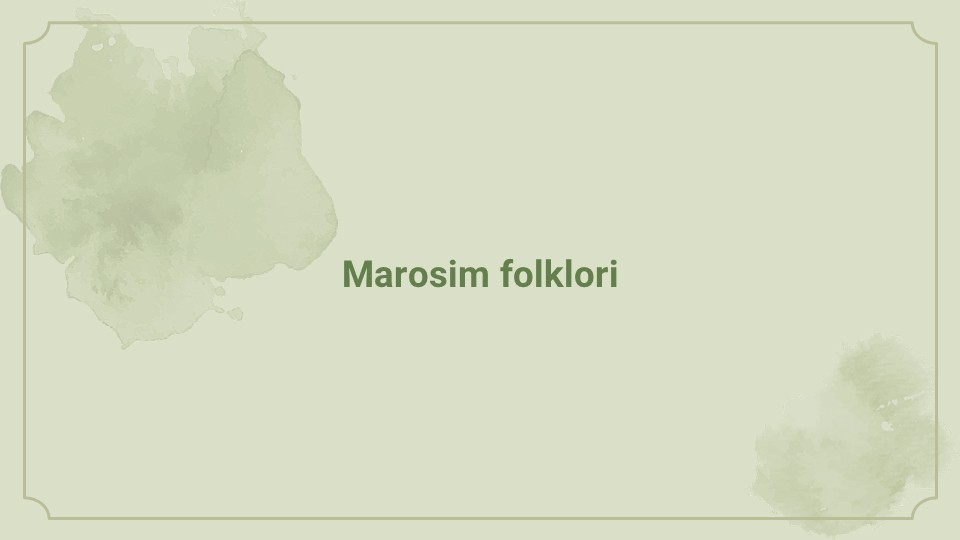 Marosim folklori_main Marosim folklori