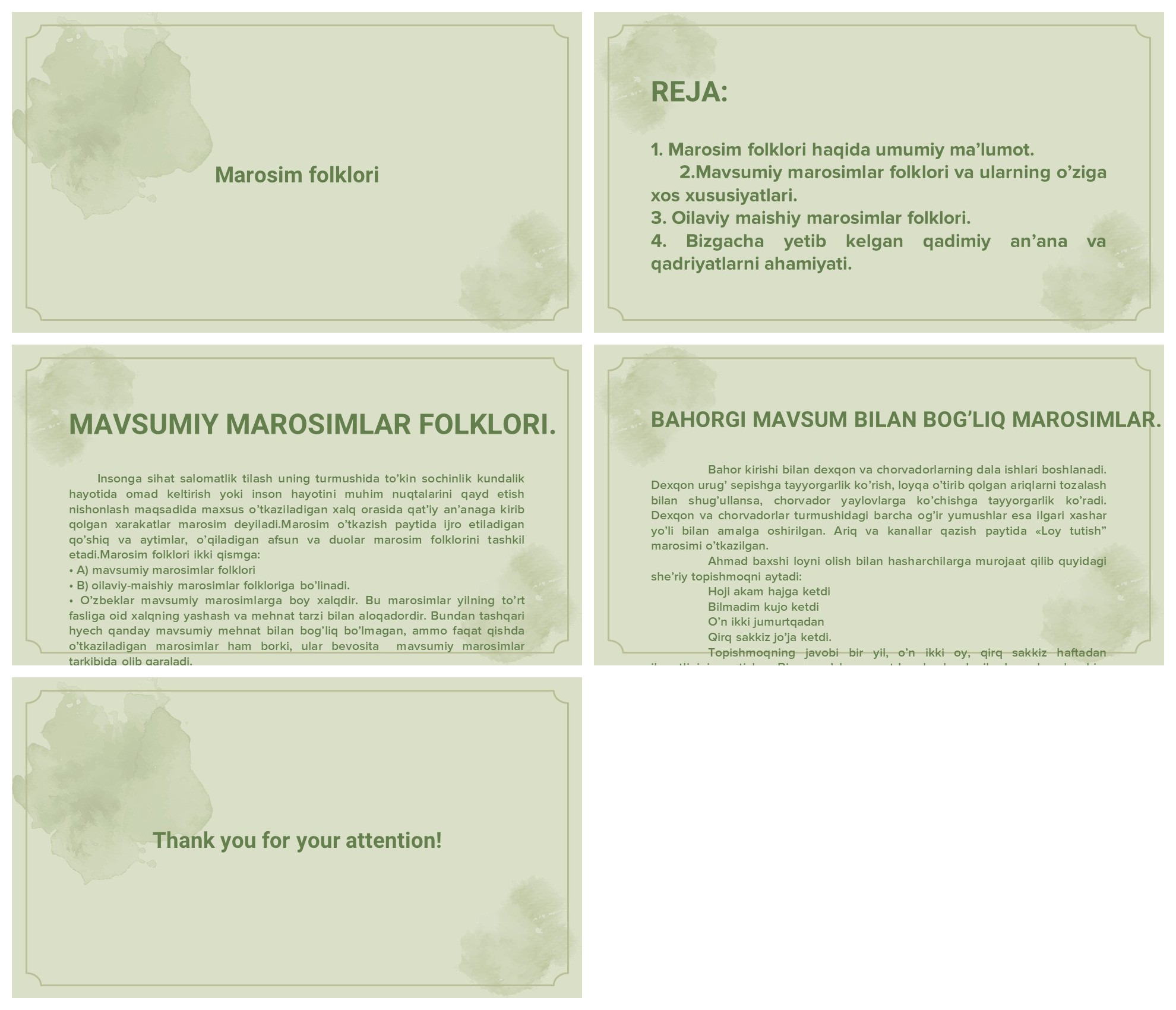 Marosim folklori