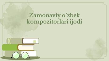 Mutal Burxonov hayoti va ijodi