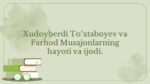 Po'lat Mo'min hayoti va ijodi
