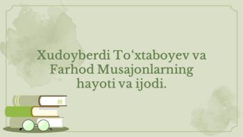 Po'lat Mo'min hayoti va ijodi