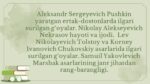 Pushkin, Nekrasov, Tolstoy, Chukovskiy, Marshak asarlari g'oyalari