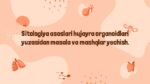 Sitologiya asoslari masala va mashqlar yechish_main