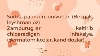 Sodda patogen jonivorlar va zamburug'lar infeksiyasi