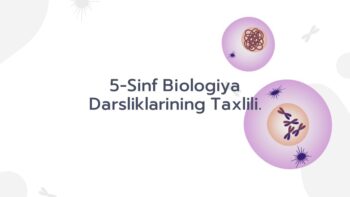 5-sinf Biologiya Darsligi STEAM Tahlili