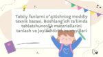 Boshlang'ich ta'limda tabiatshunoslik materiallarini tanlash va joylashtirish