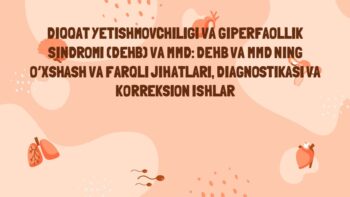 DEHB va MMD O'xshash va Farqli Jihatlari, Diagnostikasi