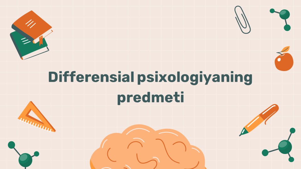 Differensial psixologiya predmeti_main Differensial psixologiya predmeti