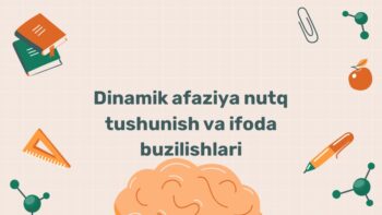 Dinamik afaziya nutq tushunish va ifoda buzilishlari