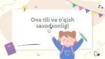 Fe'l so'z turkumi 1-4 sinflar metodik tavsiyalar