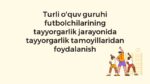 Futbolchilar tayyorgarlik jarayonida tamoyillardan foydalanish