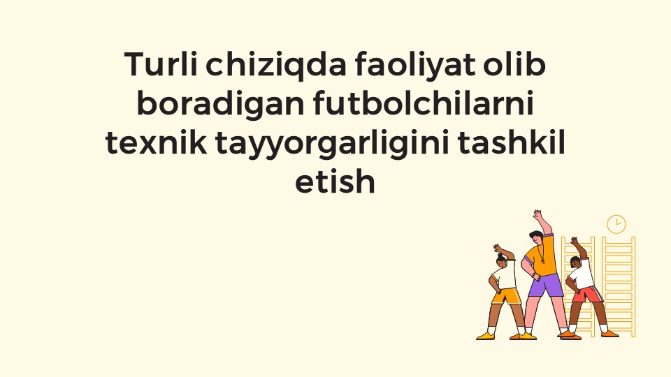 Futbolchilarni texnik tayyorgarligini tashkil etish_main Futbolchilarni texnik tayyorgarligini tashkil etish