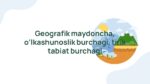 Geografik maydoncha va tirik tabiat burchagi