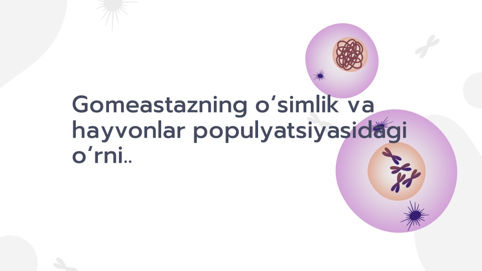 Gomeastazning populyatsiyadagi o‘rni_main Gomeastazning populyatsiyadagi o‘rni
