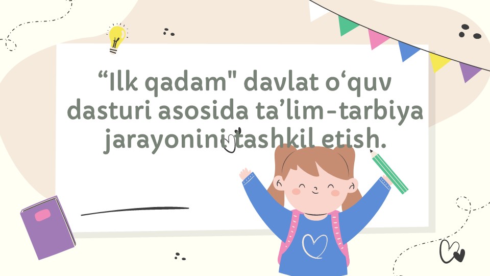 Ilk qadam dasturi asosida ta'lim-tarbiya jarayonini tashkil etish_main Ilk qadam dasturi asosida ta'lim-tarbiya jarayonini tashkil etish