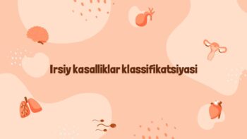 Irsiy kasalliklar klassifikatsiyasi