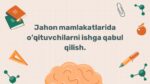 Jahon mamlakatlarida o'qituvchilarni ishga qabul qilish