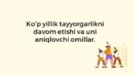Ko‘p yillik tayyorgarlik va sport formasi